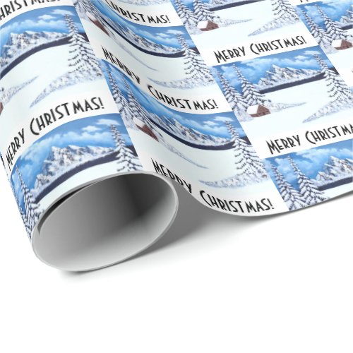 Winter Wonder Merry Christmas Wrapping Paper