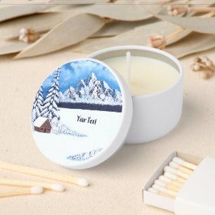 Winter Wonder Mini Candle Favors