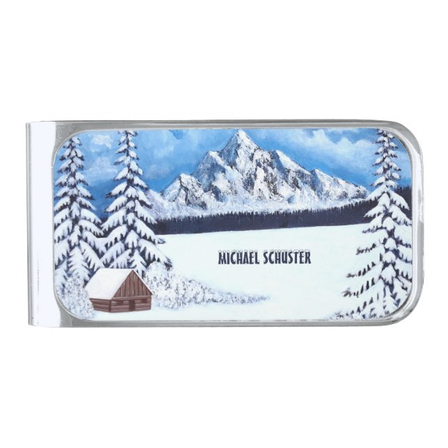 Winter Wonder Money Clip (Front)