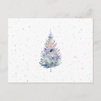 Winter Wonder One Tree Art Postcard