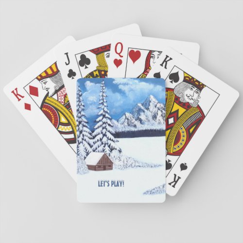 Winter Wonder Playing Cards