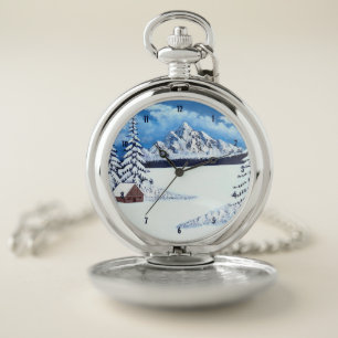 Winter Wonder Pocket Watch