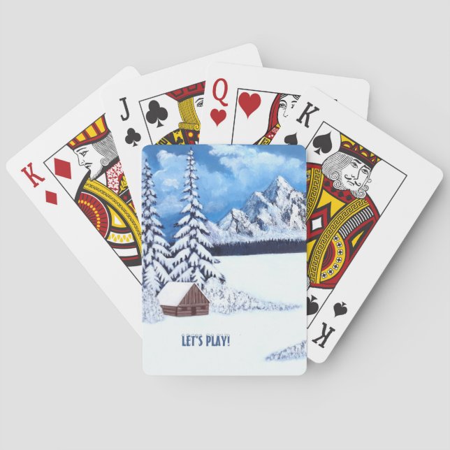 Winter Wonder Poker Cards (Back)
