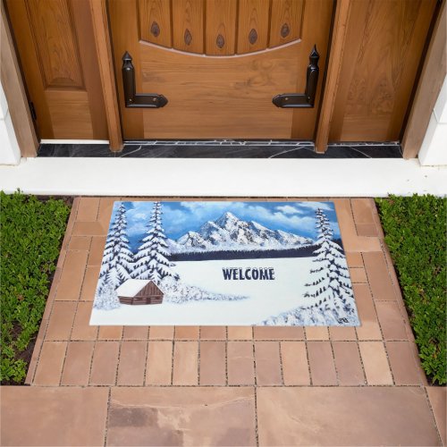 Winter Wonder Scene Doormat
