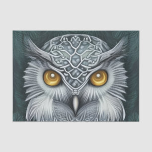 Winter Wonder Snow Owl Beauty Tissue Paper