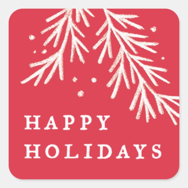 Winter Wonder Square Sticker (Front)