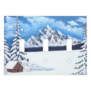 Winter Wonder Tripple Toggle Light Wall Plate