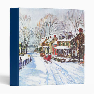 Winter Wonderland 3 Ring Binder