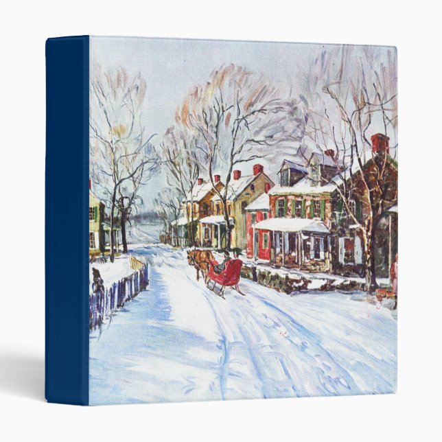 Winter Wonderland 3 Ring Binder (Front/Spine)