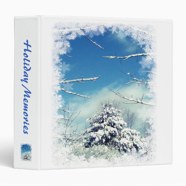 Winter Wonderland 3 Ring Binder (Front/Spine)