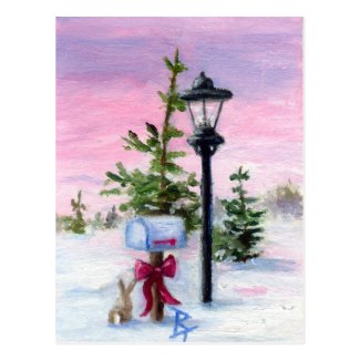 Winter Wonderland aceo Postcard