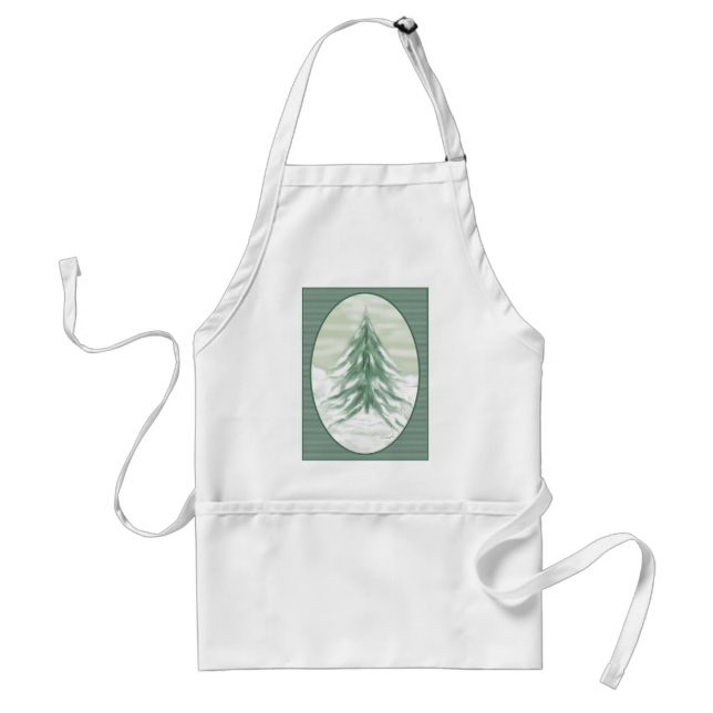 Winter Wonderland Adult Apron (Front)
