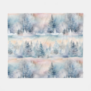 winter wonderland  - artistic fleece blanket