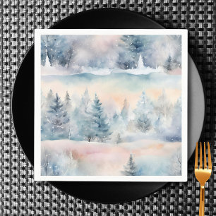 winter wonderland  - artistic napkins