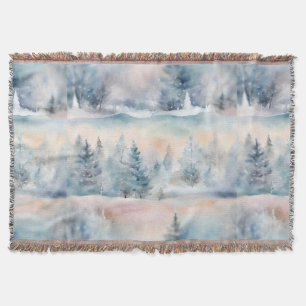 winter wonderland  - artistic throw blanket