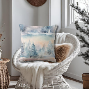 winter wonderland - artistic throw pillow