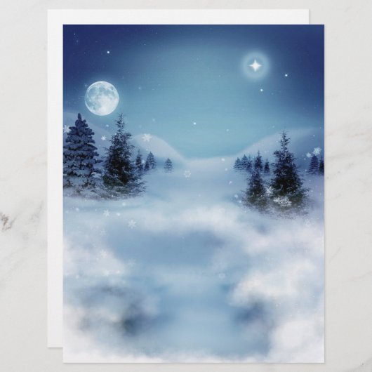 Winter Wonderland at Night (Front/Back)