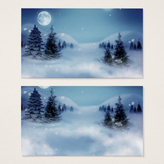 Winter Wonderland at Night (Front & Back)