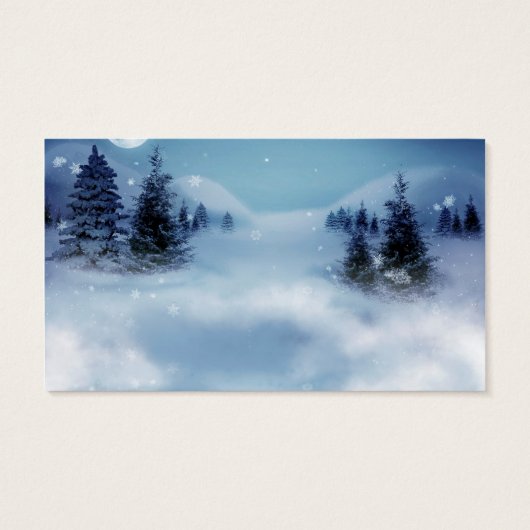 Winter Wonderland at Night (Back)