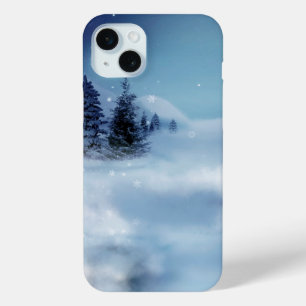 Winter Wonderland at Night iPhone 15 Plus Case
