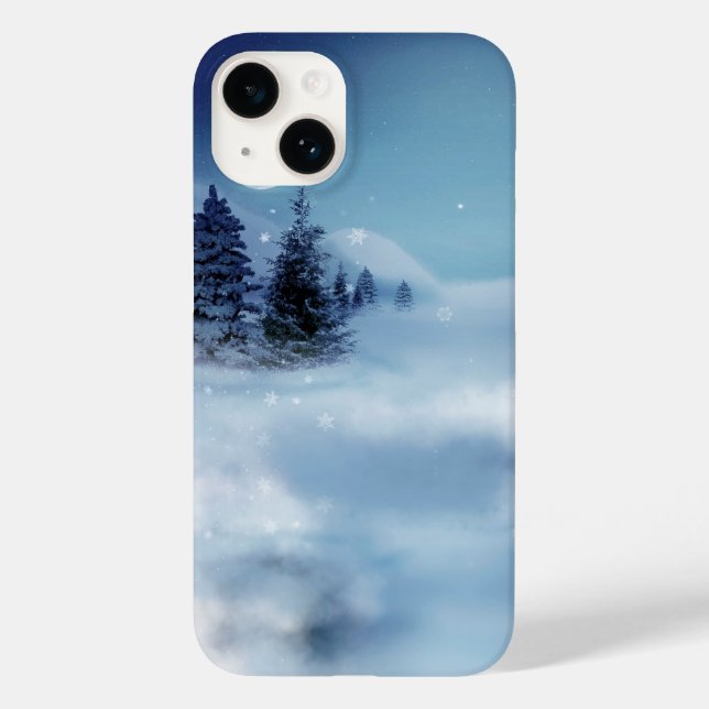 Winter Wonderland at Night Case-Mate iPhone Case (Back)