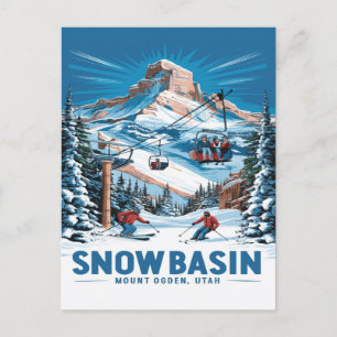 Winter Wonderland at Snow Basin Postcard