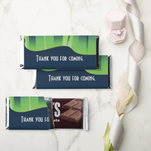Winter Wonderland Auroras Hershey Bar Favors