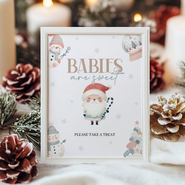 Winter Wonderland Babies Are Sweet Table Sign (Creator Uploaded)