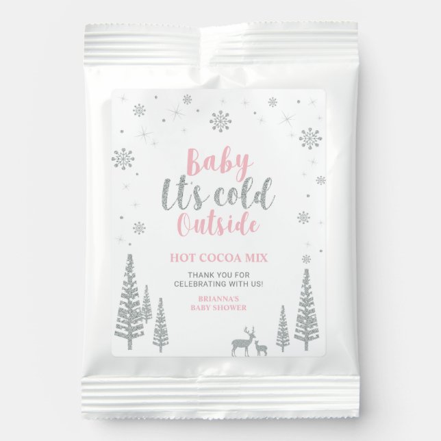 Winter Wonderland Baby It's Cold Outside Hot Choco Hot Chocolate Drink Mix (Front)