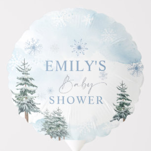 Winter Wonderland Baby Shower Balloon