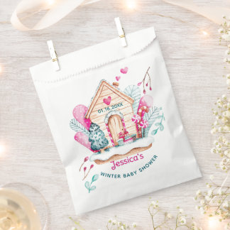 Winter Wonderland Baby Shower Favor Bag