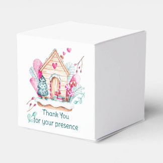 Winter Wonderland Baby Shower Favor Boxes