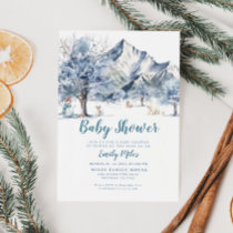 Winter Wonderland Baby Shower Invitation