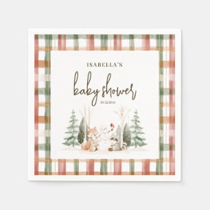 Winter Wonderland Baby Shower Napkins