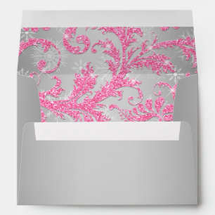 Winter Wonderland Bat Mitzvah Envelope for 5"x7"s