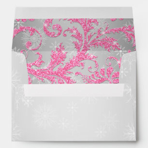 Winter Wonderland Bat Mitzvah Envelope for 5"x7"s