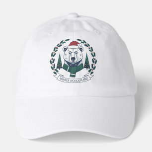 Winter Wonderland Bear – Cute Santa Hat Christmas