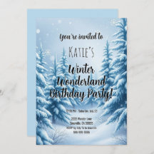 Winter Wonderland Birthday Party