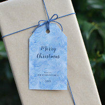 Winter Wonderland Blue frosty pattern