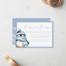 Winter Wonderland Blue Penguin Books for Baby Card