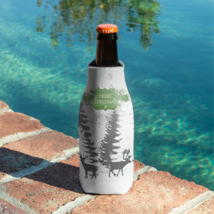 Winter Wonderland Bottle Cooler - Green