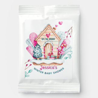 Winter Wonderland Boy Girl Baby Shower Lemonade Drink Mix