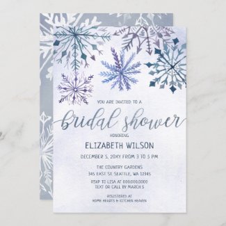 Winter Wonderland Bridal Shower Invitation