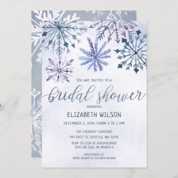 Winter Wonderland Bridal Shower Invitation by Invitationboutique at Zazzle