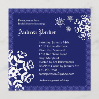 Winter Wonderland Bridal Shower Invitation