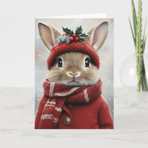 Winter Wonderland Bunny Invitation