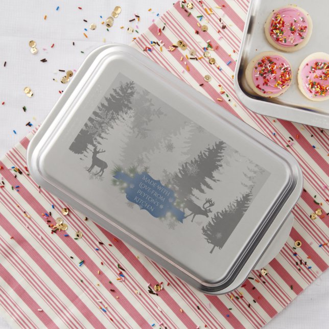 Winter Wonderland Cake Pan - Blue (In Situ)