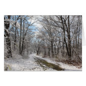 Winter wonderland card (Front Horizontal)