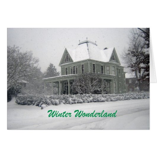 Winter Wonderland Cards (Front Horizontal)