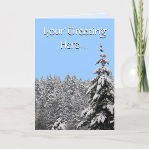 Winter Wonderland Cards Seasons Greetings Cards